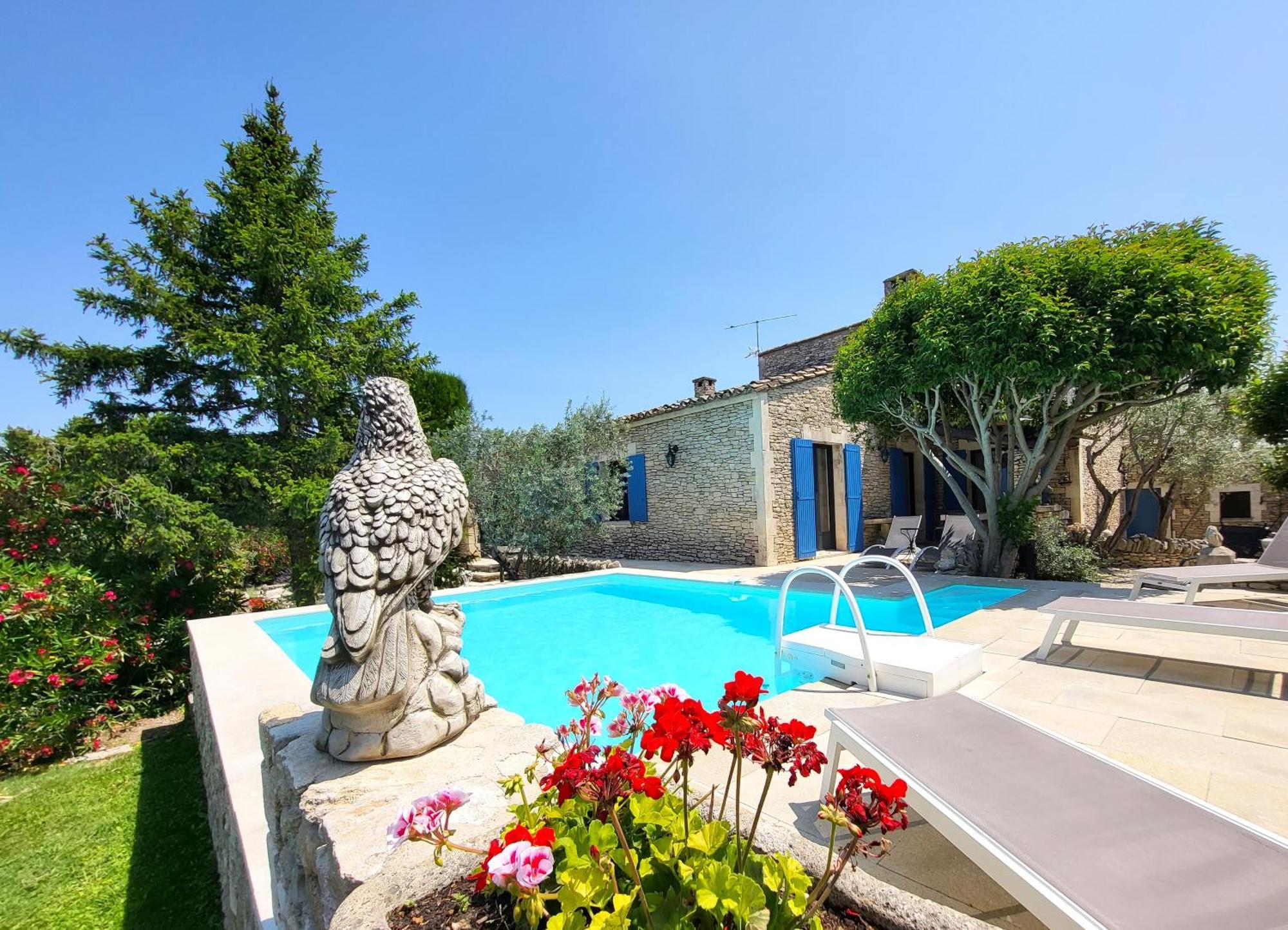 "La Massette Du Cheval Blanc" Villa De Caractere En Pierre LʼIsle-sur-la-Sorgue Exteriér fotografie