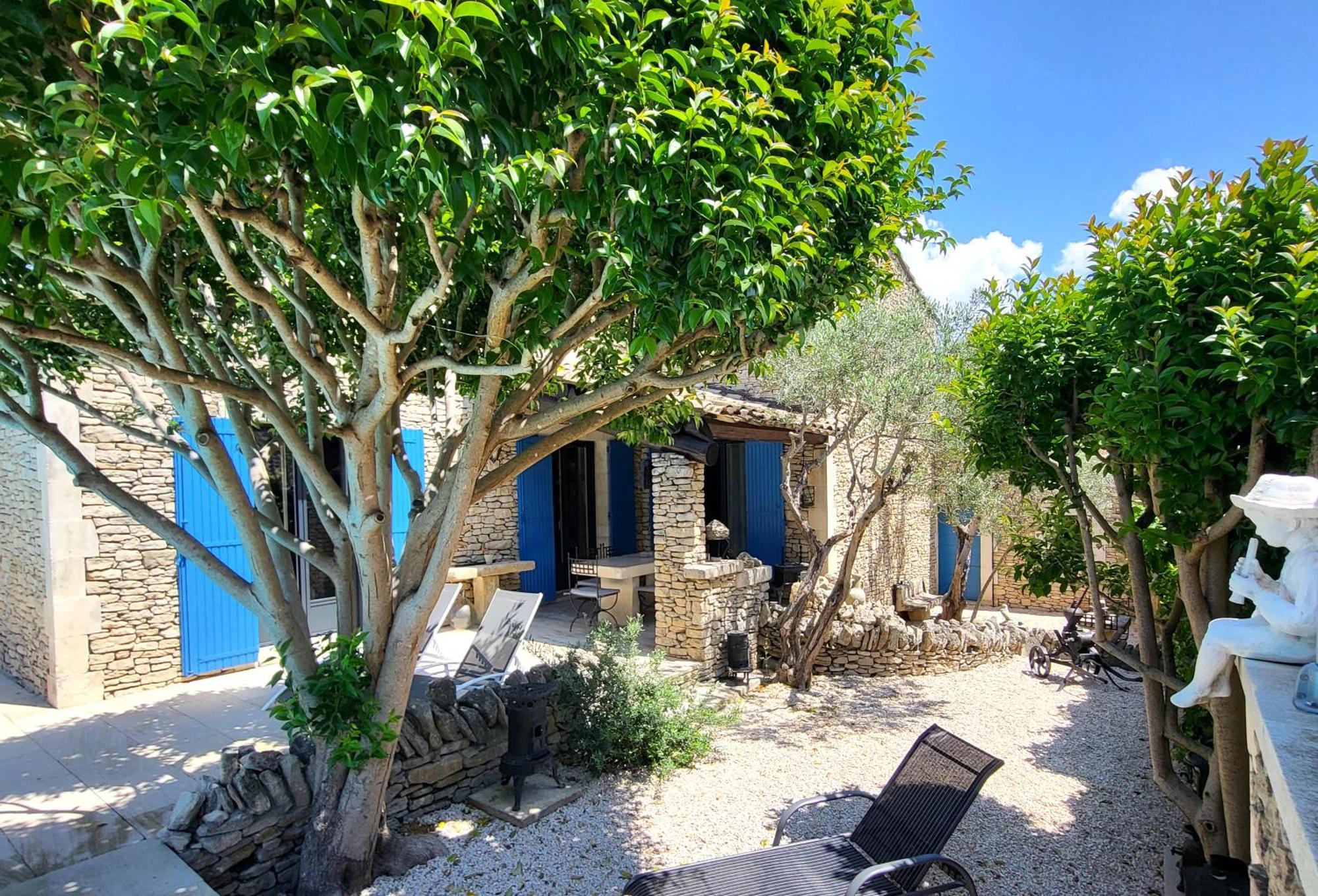 "La Massette Du Cheval Blanc" Villa De Caractere En Pierre LʼIsle-sur-la-Sorgue Exteriér fotografie