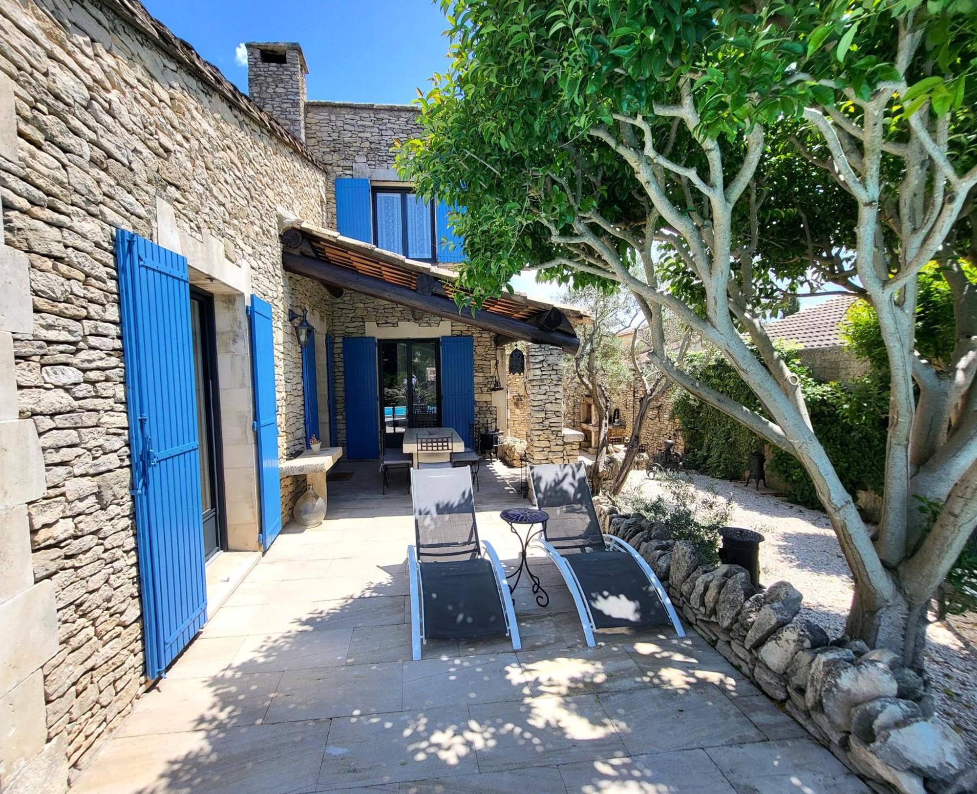 "La Massette Du Cheval Blanc" Villa De Caractere En Pierre LʼIsle-sur-la-Sorgue Exteriér fotografie